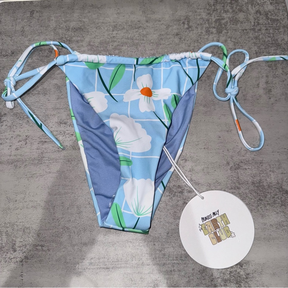 Alisha Bikini Bottoms Blue Size US 8